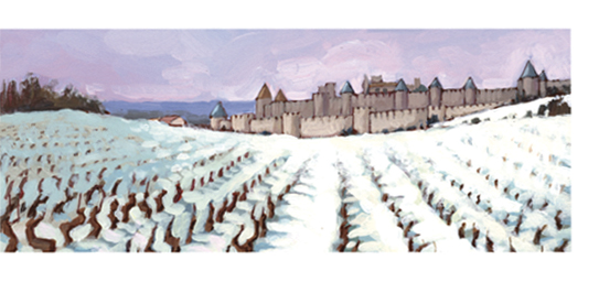 Carcassonne neige