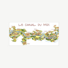 Carte postale - Le canal du Midi 2/3