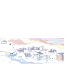 Carcasonne sous la neige
